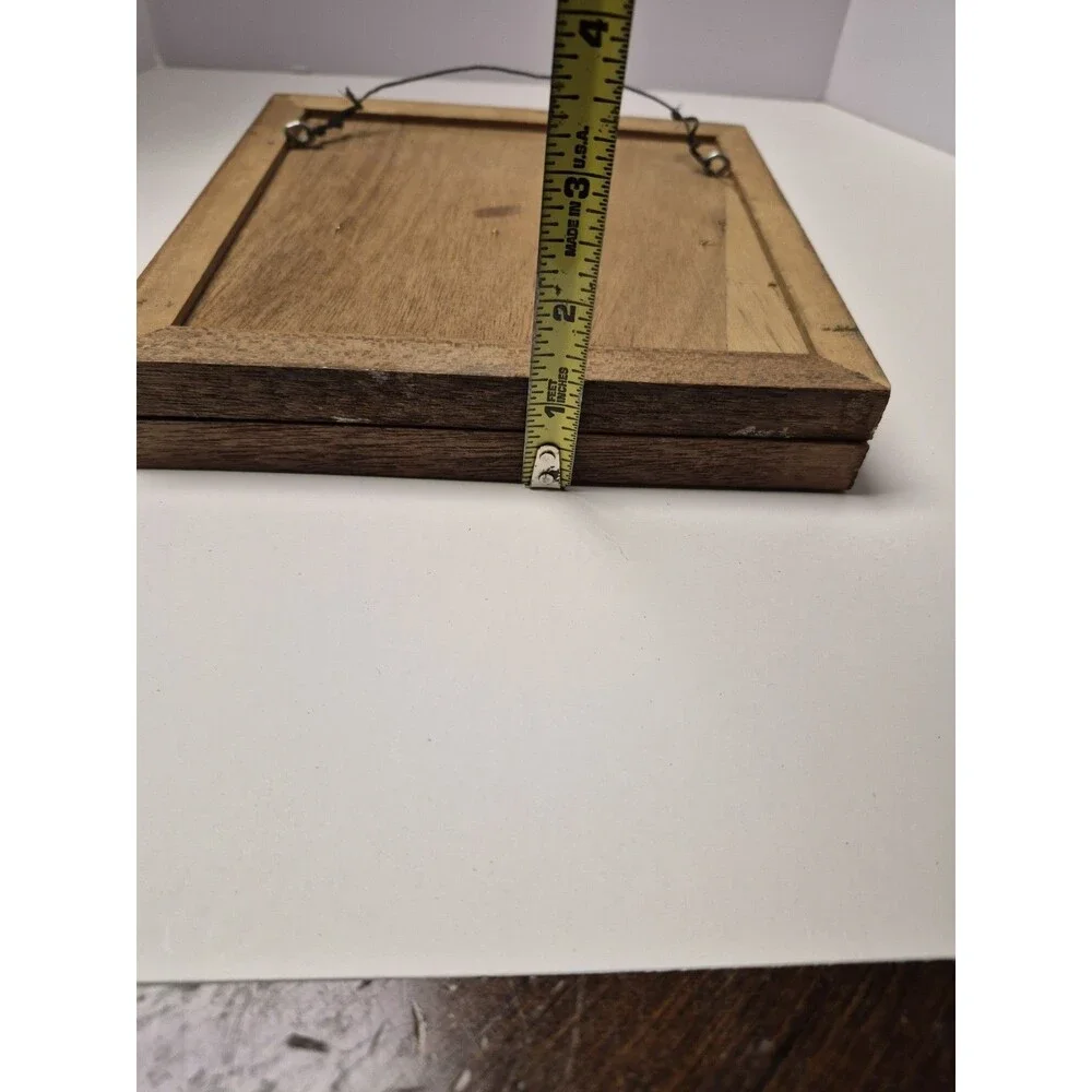 Vintage Bless This House Key Hidden Key Wall Box Faded cottage core